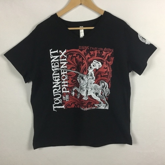 Graphic T-Shirt Knight "Tournament of the Phoenix" - Picture 1 of 9